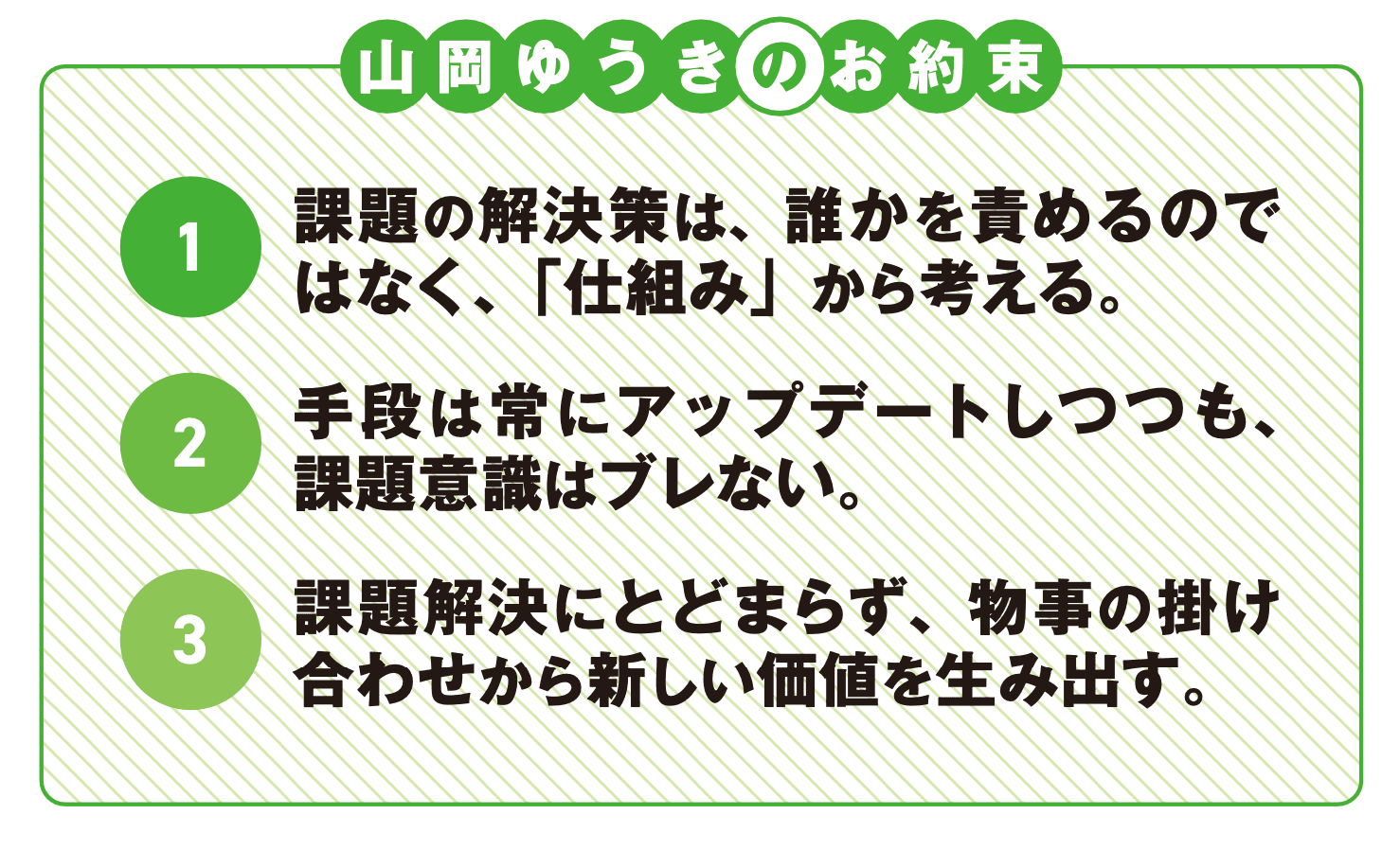 3つのお約束（スマホ）